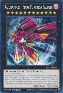 Yugioh Singles Currently In Stock: Raidraptor - Final Fortress Falcon [BLC1-EN048] Common