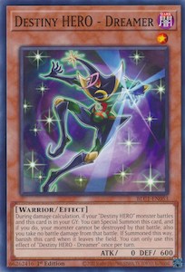 Yugioh Singles Currently In Stock: Destiny HERO - Dreamer [BLC1-EN053] Common