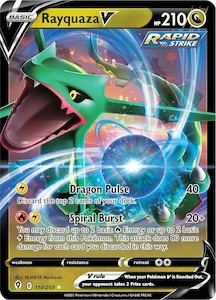 Pokemon Tcg Sword Shield Evolving Skies Singles: Rayquaza V (110/203) [Sword & Shield: Evolving Skies]