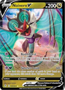 Pokemon Tcg Sword Shield Evolving Skies Singles: Noivern V (117/203) [Sword & Shield: Evolving Skies]