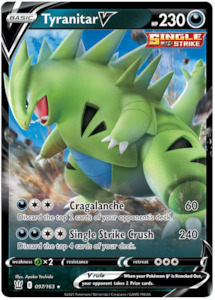 Tyranitar V (097/163) [Sword & Shield: Battle Styles]