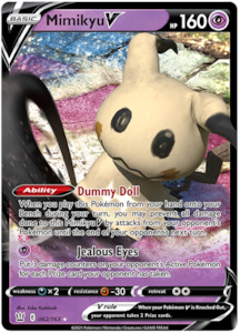 Pokemon Tcg Sword Shield Battle Styles: Mimikyu V (062/163) [Sword & Shield: Battle Styles]
