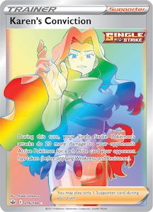 Karen's Conviction (216/198) [Sword & Shield: Chilling Reign]