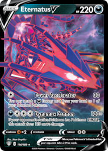 Pokemon Tcg Sword Shield Darkness Ablaze Singles: Eternatus V (116/189) [Sword & Shield: Darkness Ablaze]
