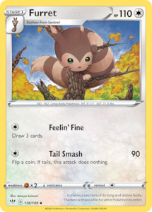 Furret (136/189) [Sword & Shield: Darkness Ablaze]