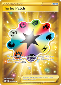 Pokemon Tcg Sword Shield Darkness Ablaze Singles: Turbo Patch (200/189) [Sword & Shield: Darkness Ablaze]