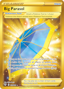 Pokemon Tcg Sword Shield Darkness Ablaze Singles: Big Parasol (199/189) [Sword & Shield: Darkness Ablaze]