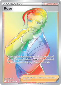 Pokemon Tcg Sword Shield Darkness Ablaze Singles: Rose (196/189) [Sword & Shield: Darkness Ablaze]