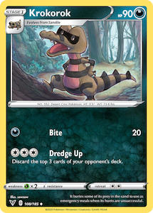 Krokorok (108/185) [Sword & Shield: Vivid Voltage]