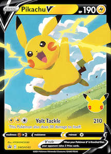 Pikachu V (SWSH143) (Celebrations) [Sword & Shield: Black Star Promos]
