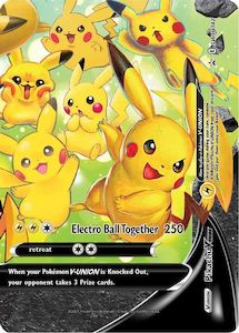 Pokemon Tcg Celebrations: Pikachu V-UNION (SWSH142) (Celebrations) [Sword & Shield: Black Star Promos]