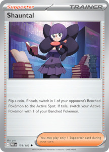 Pokemon Tcg Trainers: Shauntal (174/182) [Scarlet & Violet: Paradox Rift]