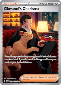 Pokemon Tcg Trainers: Giovanni's Charisma (204/165) [Scarlet & Violet: 151]