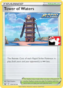 Pokemon Tcg Trainer Cards Stadiums In Stock: Tower of Waters (138/163) [Prize Pack Series One]