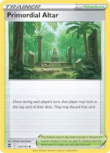 Pokemon Tcg Trainer Cards Stadiums In Stock: Primordial Altar (161/195) [Sword & Shield: Silver Tempest]