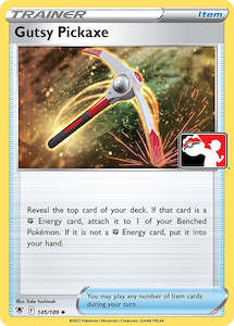 Pokemon Tcg Trainer Cards Items In Stock: Gutsy Pickaxe (145/189) [Prize Pack Series Three]