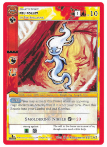 Metazoo Nightfall 1st Edition Singles: Feu Follet [Cryptid Nation: Nightfall First Edition]