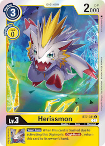Digimon Singles Currently In Stock: Herissmon [BT7-031] [Next Adventure]