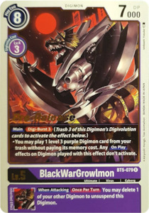 BlackWarGrowlmon [BT5-079] [Battle of Omni Pre-Release Promos]