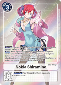 Digimon Singles Currently In Stock: Nokia Shiramine [BT5-092] (Buy-A-Box Promo) [Battle of Omni Promos]