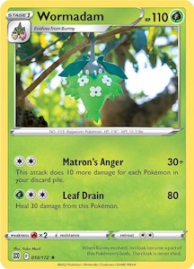Pokemon Tcg Brilliant Stars: Wormadam (010/172) [Sword & Shield: Brilliant Stars]