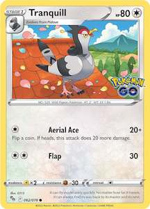 Pokemon Tcg Pokemon Go: Tranquill (062/078) [Pokémon GO]