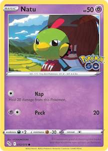 Pokemon Tcg Pokemon Go: Natu (032/078) [Pokémon GO]