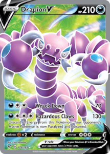 Pokemon Tcg Full Art V: Drapion V (175/185) [Sword & Shield: Vivid Voltage]