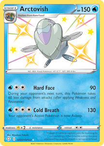 Pokemon Tcg Shining Fates: Arctovish (SV037/SV122) [Sword & Shield: Shining Fates]