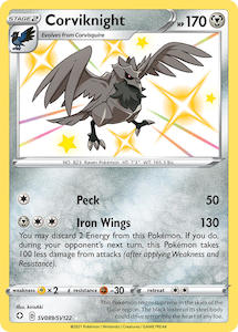 Pokemon Tcg Shining Fates: Corviknight (SV089/SV122) [Sword & Shield: Shining Fates]