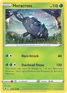 Pokemon Tcg Astral Radiance: Heracross (008/189) [Sword & Shield: Astral Radiance]