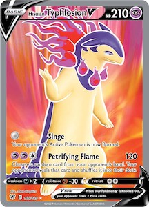 Pokemon Tcg Astral Radiance: Hisuian Typhlosion V (169/189) [Sword & Shield: Astral Radiance]
