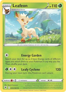 Pokemon Tcg Astral Radiance: Leafeon (013/189) [Sword & Shield: Astral Radiance]