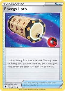Pokemon Tcg Astral Radiance: Energy Loto (140/189) [Sword & Shield: Astral Radiance]