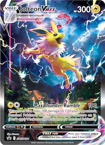 Pokemon Tcg Treasures: Jolteon VMAX (SWSH184) [Sword & Shield: Black Star Promos]