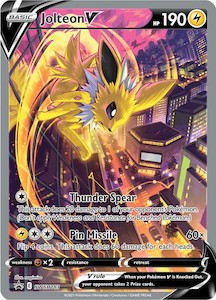 Pokemon Tcg Treasures: Jolteon V (SWSH183) [Sword & Shield: Black Star Promos]