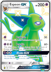 Pokemon Tcg Treasures: Espeon GX (SV60/SV94) [Sun & Moon: Hidden Fates - Shiny Vault]