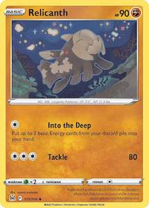 Pokemon Tcg Lost Origin: Relicanth (101/196) [Sword & Shield: Lost Origin]