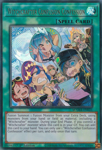 Yugioh Magnificent Mavens Preorder Now Ships Nov 3rd: Witchcrafter Confusion Confession [MAMA-EN021] Ultra Rare