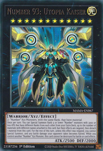 Yugioh Magnificent Mavens Preorder Now Ships Nov 3rd: Number 93: Utopia Kaiser [MAMA-EN067] Ultra Rare
