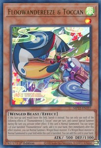Yugioh 2022 Tin Of The Pharaohs Gods: Floowandereeze & Toccan [MP22-EN197] Ultra Rare