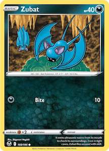 Pokemon Tcg Silver Tempest: Zubat (103/195) [Sword & Shield: Silver Tempest]