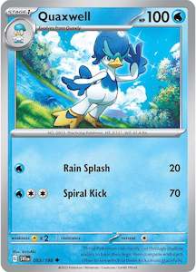 Pokemon Tcg Scarlet Violet: Quaxwell (053/198) [Scarlet & Violet: Base Set]