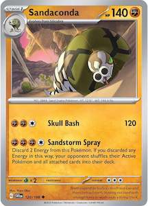 Pokemon Tcg Scarlet Violet: Sandaconda (120/198) [Scarlet & Violet: Base Set]