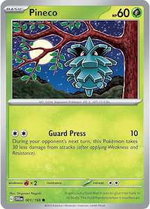 Pokemon Tcg Scarlet Violet: Pineco (001/198) [Scarlet & Violet: Base Set]