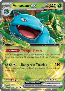 Pokemon 151: Venusaur ex (003/165) [Scarlet & Violet: 151]