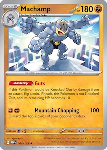 Pokemon 151: Machamp (068/165) [Scarlet & Violet: 151]