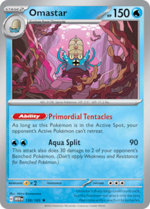 Omastar (139/165) [Scarlet & Violet: 151]
