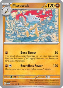Marowak (105/165) [Scarlet & Violet: 151]