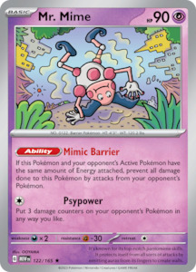 Pokemon 151: Mr. Mime (122/165) [Scarlet & Violet: 151]